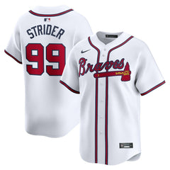 MLB Spencer Strider Atlanta Braves Nike Home Limited Player Jersey - White