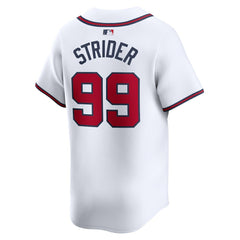 MLB Spencer Strider Atlanta Braves Nike Home Limited Player Jersey - White
