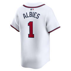 MLB Ozzie Albies Atlanta Braves Nike Home Limited Player Jersey - White