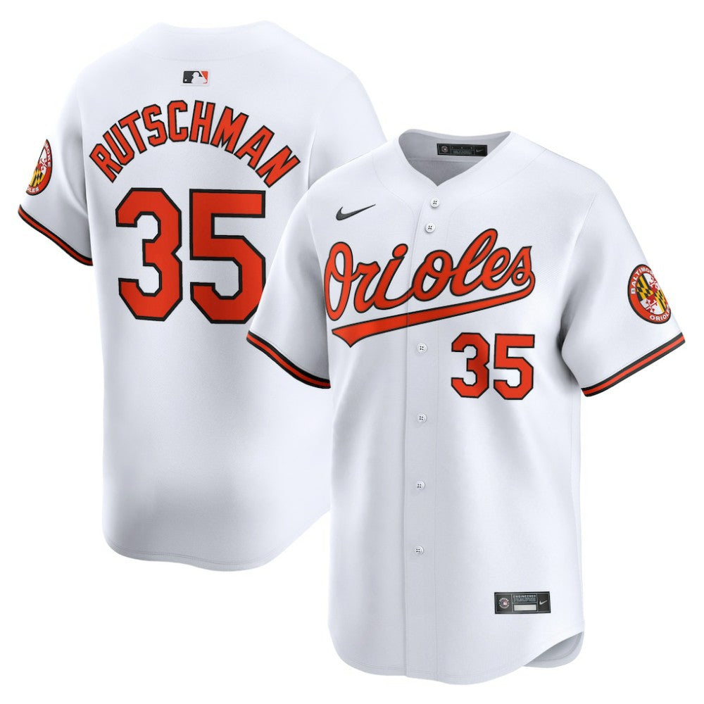 MLB Adley Rutschman Baltimore Orioles Nike Home Limited Player Jersey - White