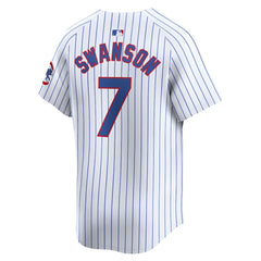 Dansby Swanson Chicago Cubs Nike Home Limited Player Jersey - White Jerseys