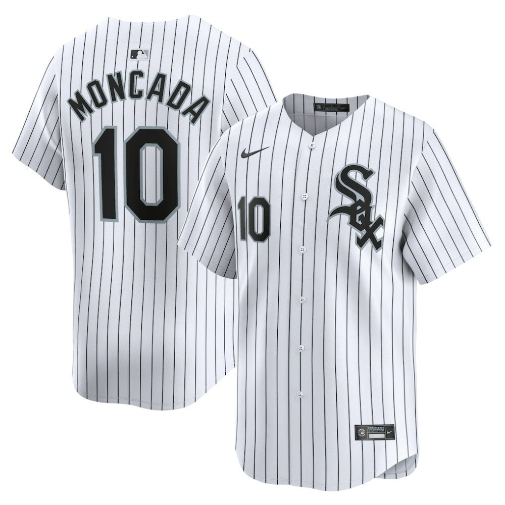 MLB Yoan Moncada Chicago White Sox Nike Home Limited Player Jersey - White
