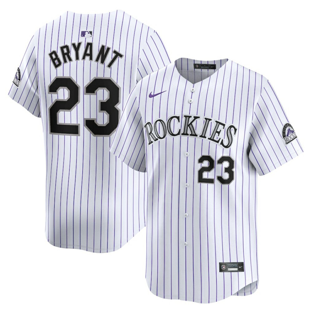 MLB Kris Bryant Colorado Rockies Nike Home Limited Player Jersey - White