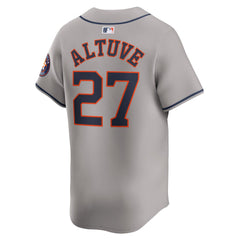 MLB Jose Altuve Houston Astros Nike Away Limited Player Jersey - Gray