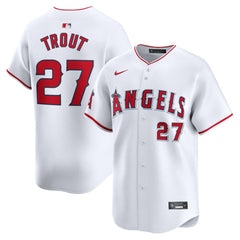 MLB Mike Trout Los Angeles Angels Nike Home Limited Player Jersey - White