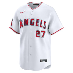 MLB Mike Trout Los Angeles Angels Nike Home Limited Player Jersey - White