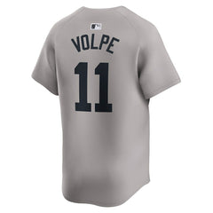 MLB Anthony Volpe New York Yankees Nike Away Limited Player Jersey - Gray