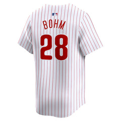 MLB Alec Bohm Philadelphia Phillies Nike Home Limited Player Jersey - White