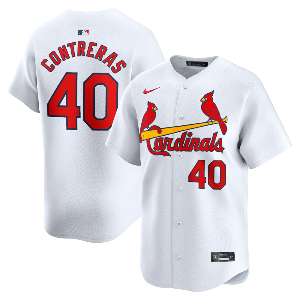 MLB Willson Contreras St. Louis Cardinals Nike Home Limited Player Jersey - White