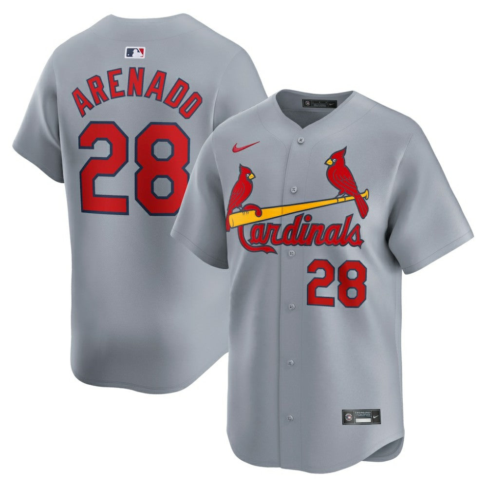 MLB Nolan Arenado St. Louis Cardinals Nike Away Limited Player Jersey - Gray