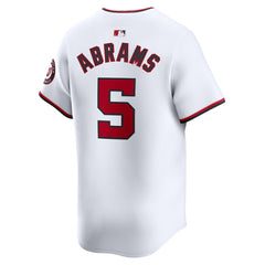 MLB CJ Abrams Washington Nationals Nike Home Limited Player Jersey - White