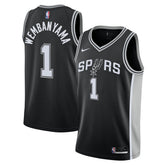NBA Victor Wembanyama San Antonio Spurs Youth Swingman Jersey - Icon Edition - Black