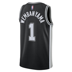 NBA Victor Wembanyama San Antonio Spurs Youth Swingman Jersey - Icon Edition - Black