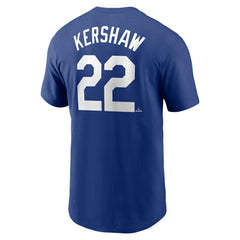 Clayton Kershaw Los Angeles Dodgers Nike Fuse Name & Number T-Shirt - Royal T-shirts