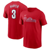 Bryce Harper Philadelphia Phillies Nike Fuse Name & Number T-Shirt - Red T-shirts