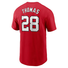 Lane Thomas Washington Nationals Nike Fuse Name & Number T-Shirt - Red T-shirts