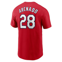 Nolan Arenado St. Louis Cardinals Nike Fuse Name & Number T-Shirt - Red T-shirts