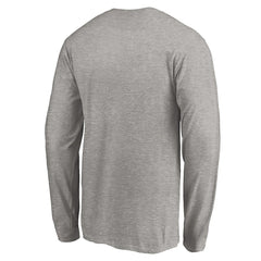 Charlotte Hornets Team Arch Knockout Long Sleeve T-Shirt Heather Gray