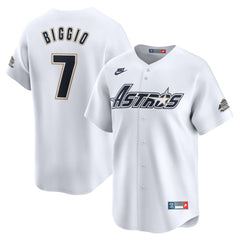 MLB Craig Biggio Houston Astros Nike Throwback Cooperstown Collection Limited Jersey - White