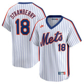 MLB Darryl Strawberry New York Mets Nike Throwback Cooperstown Limited Jersey - Navy