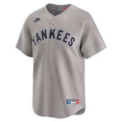 MLB Mickey Mantle New York Yankees Nike Throwback Cooperstown Collection Limited Jersey - Gray