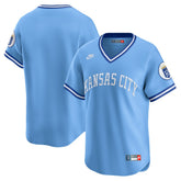 MLB Kansas City Royals Nike Cooperstown Collection Limited Jersey - Light Blue