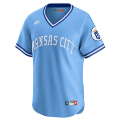 MLB Kansas City Royals Nike Cooperstown Collection Limited Jersey - Light Blue