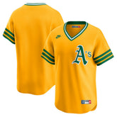 MLB Athletics Nike Cooperstown Collection Limited Jersey - Gold