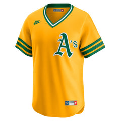 MLB Athletics Nike Cooperstown Collection Limited Jersey - Gold