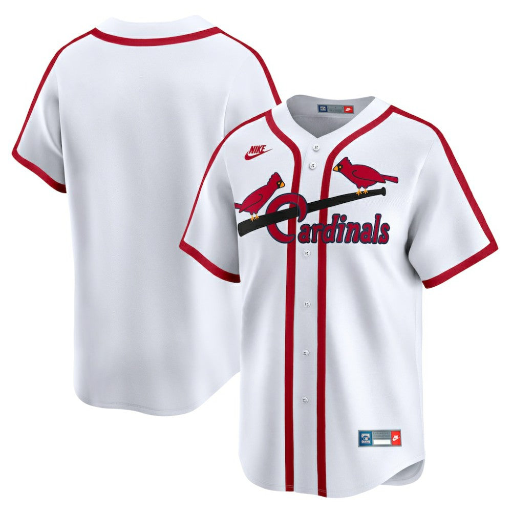 MLB St. Louis Cardinals Nike Cooperstown Collection Limited Jersey - White