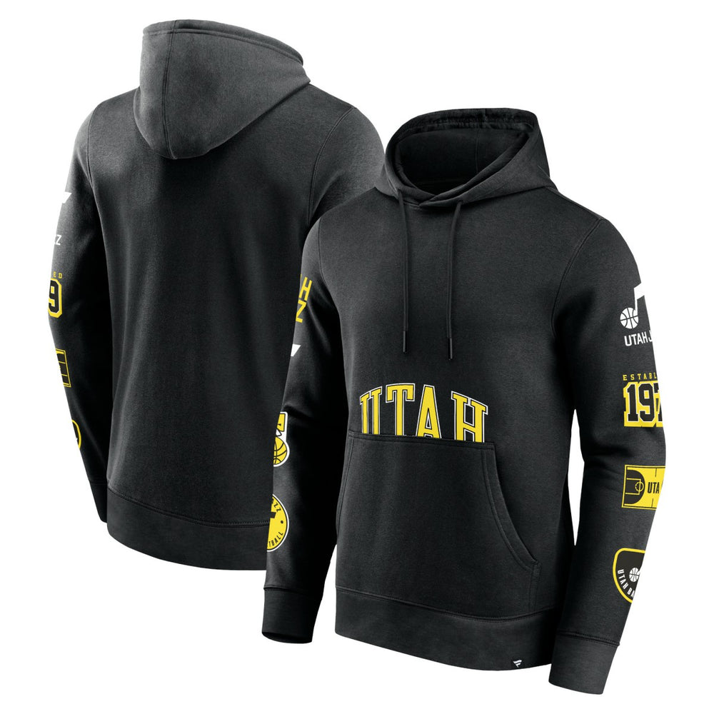 Utah Jazz Home Court Pullover Hoodie Black