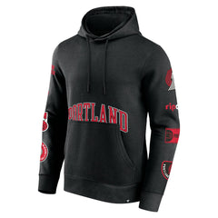 Portland Trail Blazers Home Court Pullover Hoodie Black