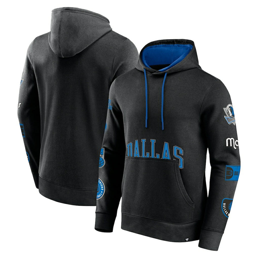 Dallas Mavericks Home Court Pullover Hoodie Black