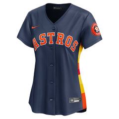 MLB Jose Altuve Houston Astros Nike Women's Alternate Limited Player Jersey?¨C Navy