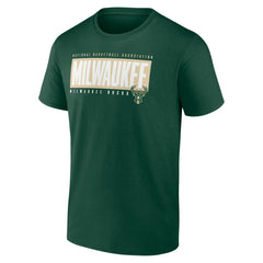 Milwaukee Bucks Box Out T-Shirt Hunter Green