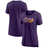 Phoenix Suns Women's League Leader Tri-Blend T-Shirt Heather Purple