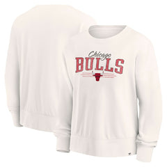 Chicago Bulls Women's Close the Game Pullover Sweatshirt Cream