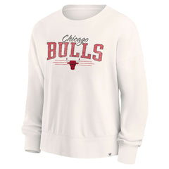Chicago Bulls Women's Close the Game Pullover Sweatshirt Cream