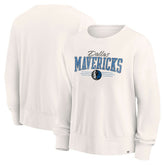 Dallas Mavericks Women's Close the Game Pullover Sweatshirt Cream