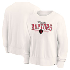 Toronto Raptors Women's Close the Game Pullover Sweatshirt Cream