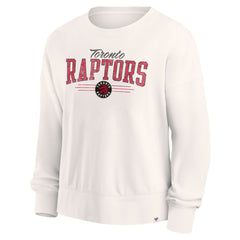 Toronto Raptors Women's Close the Game Pullover Sweatshirt Cream