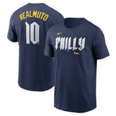 J.T. Realmuto Philadelphia Phillies Nike 2024 City Connect Fuse Player Name & Number T-Shirt - Navy T-shirts