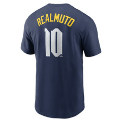 J.T. Realmuto Philadelphia Phillies Nike 2024 City Connect Fuse Player Name & Number T-Shirt - Navy T-shirts