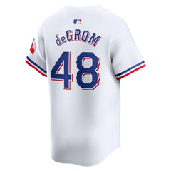 MLB Jacob deGrom Texas Rangers Nike Home Limited Player Jersey - White