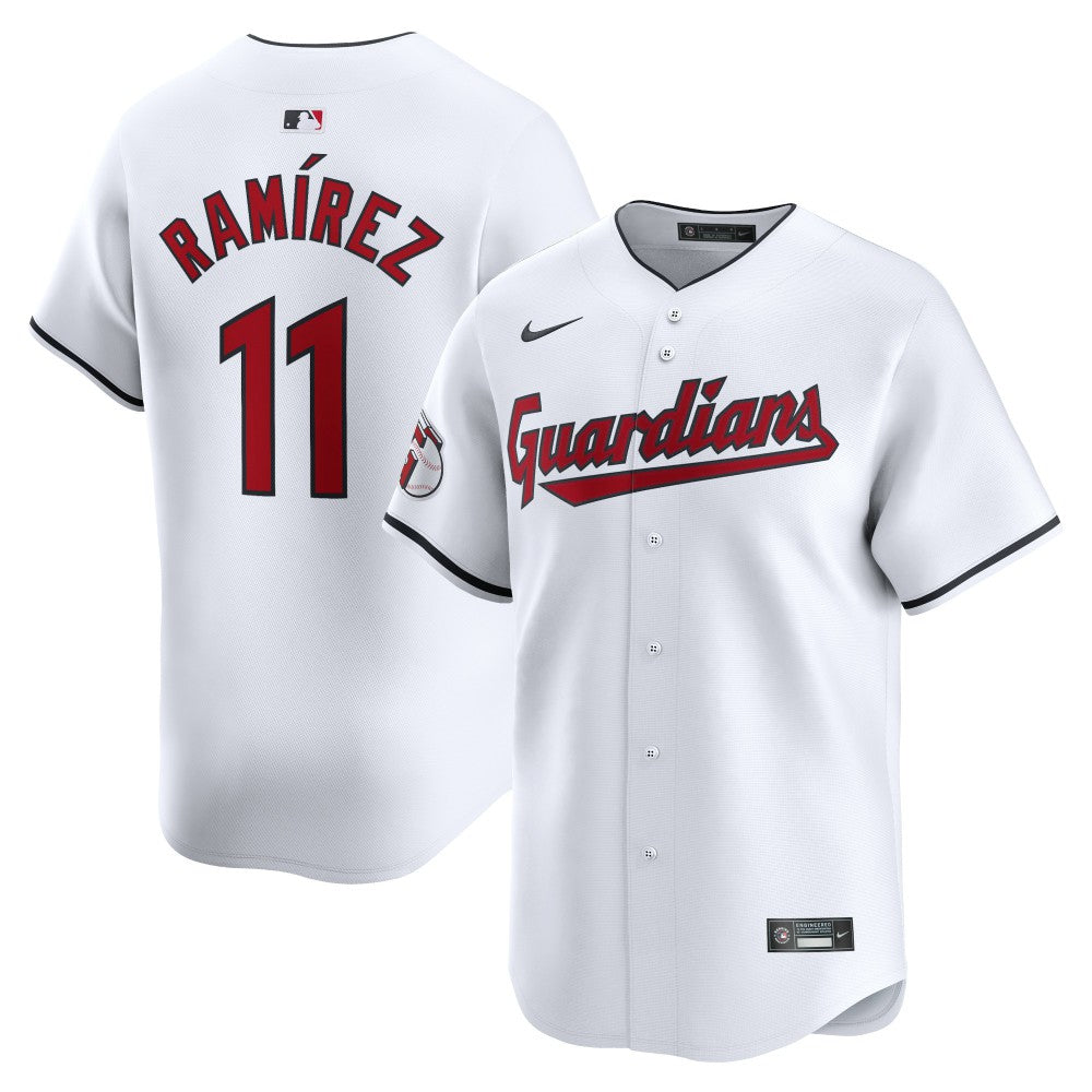 MLB Jose Ramirez Cleveland Guardians Nike Home Limited Player Jersey - White