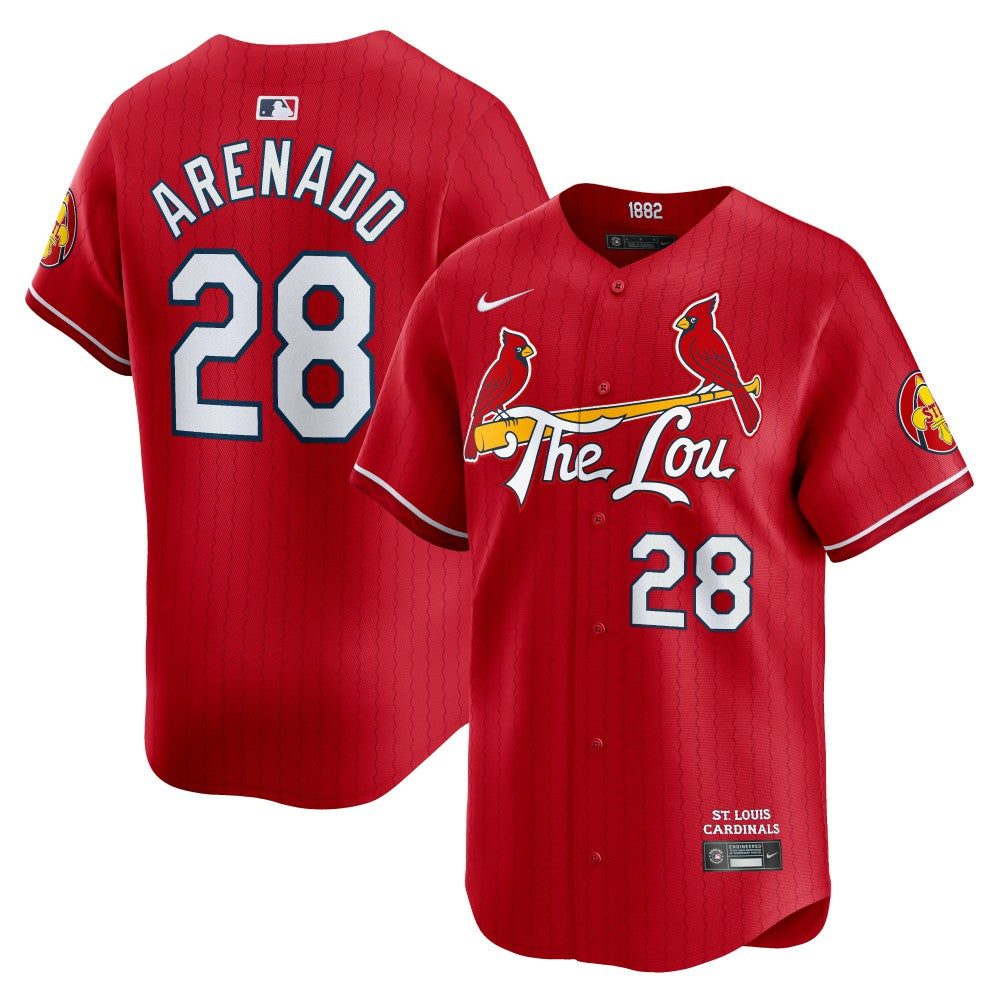 MLB Nolan Arenado St. Louis Cardinals Nike 2024 City Connect Limited Player Jersey - Red