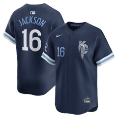 MLB Bo Jackson Kansas City Royals Nike City Connect Retired Player Jersey - Navy