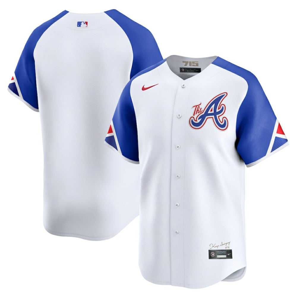 MLB Atlanta Braves Nike City Connect Limited Jersey - White
