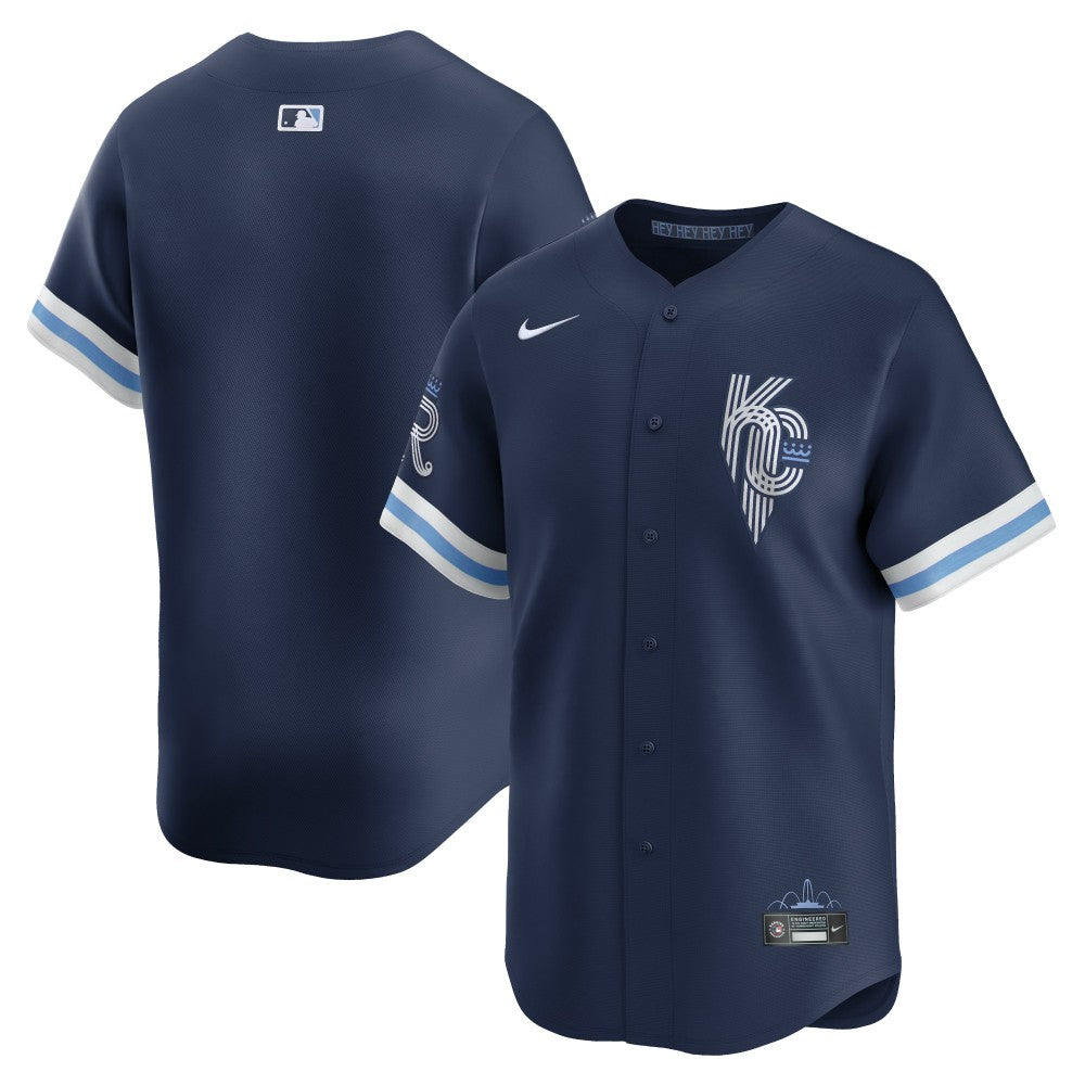 MLB Kansas City Royals Nike City Connect Limited Jersey - Navy