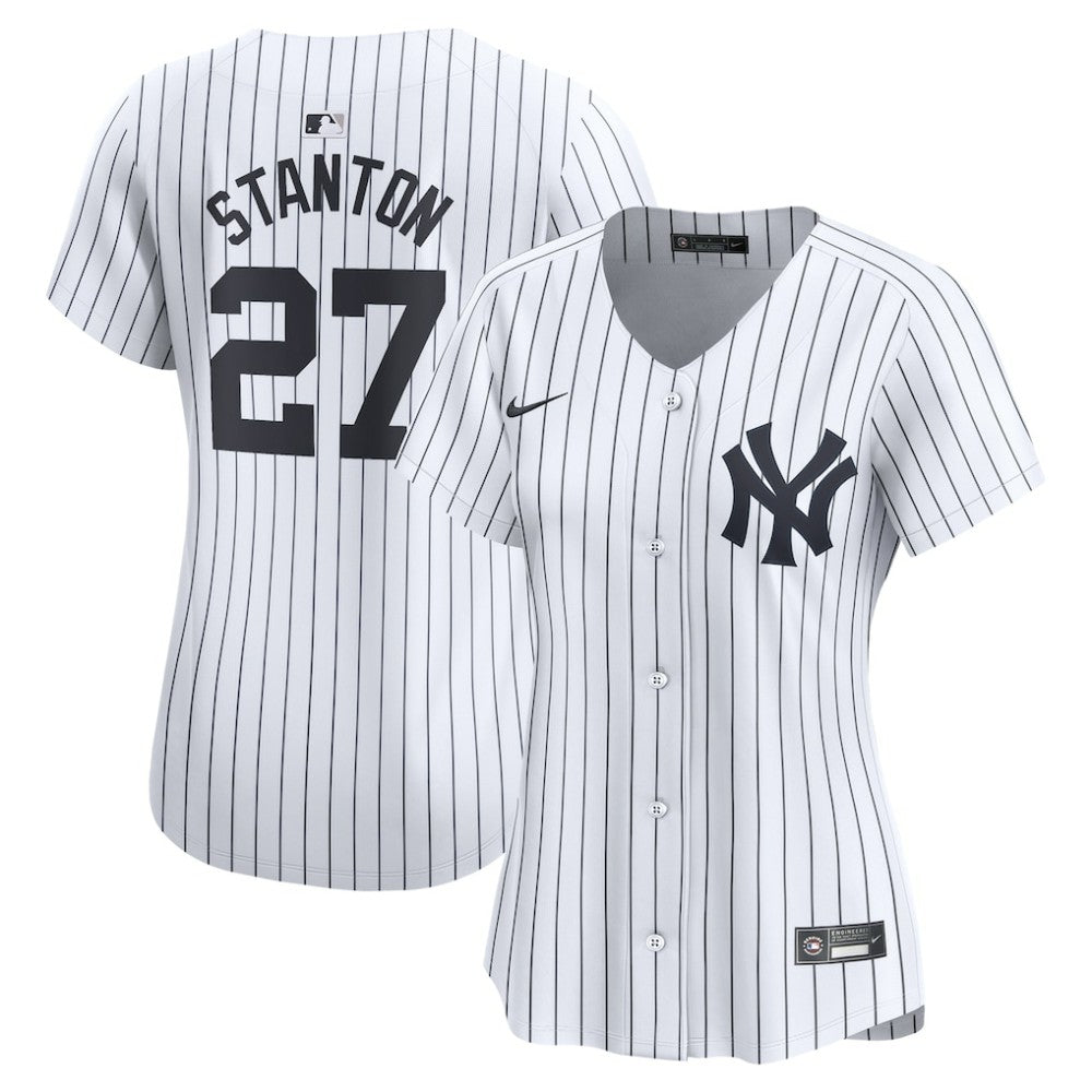 MLB Giancarlo Stanton New York Yankees Nike Women's Home Limited Player Jersey - White